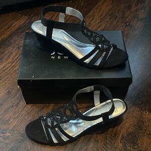 Black Strappy Sandals/Dressy Formal